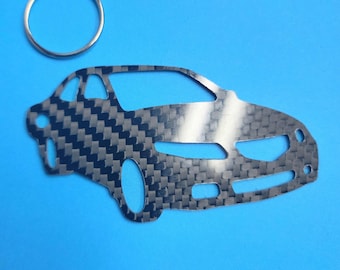 Acura TSX Carbon Fiber Keychain: Glossy Twill Lanyard