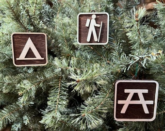 National Parks Christmas Ornaments - NPS Map Symbols *50 Designs*
