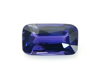 Natural Purple Sapphire, 1.05 Carat, Heated, Cushion Shape, Faceted Gemstone