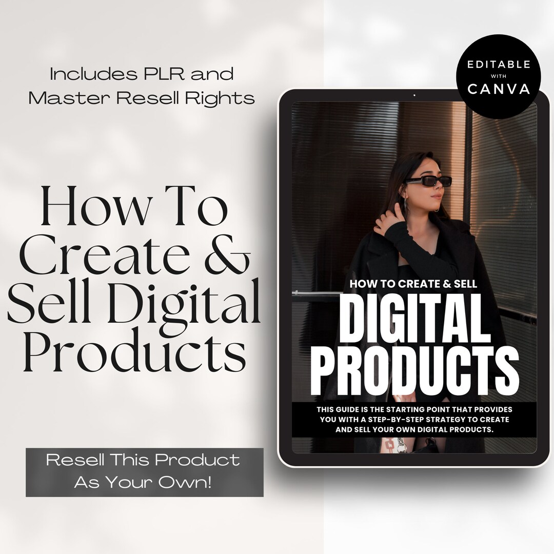 How To Create and Sell Digital Products Guide with Master Resell Rights ...