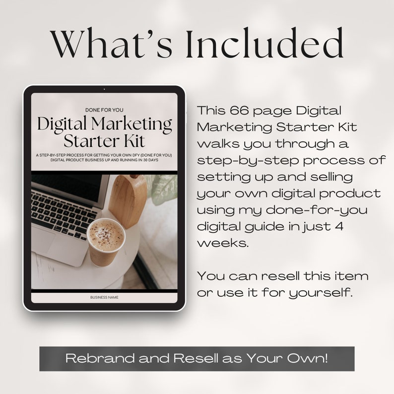 Digital Marketing Starter Kit With Master Resell Rights MRR and Private