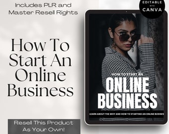 How to Start an Online Business Ebook Template With Master Resell ...