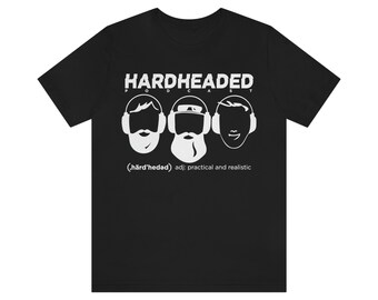 Copy of Hardheaded Podcast Logo Short Sleeve Tee