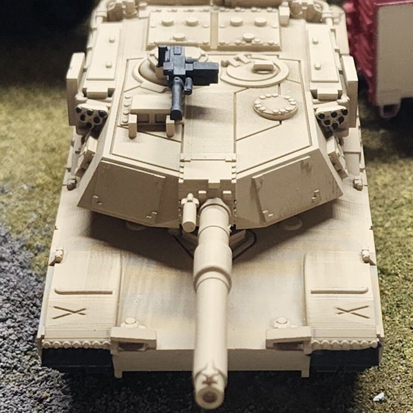 HO Scale 1:87 M1 Abrams 3D Printed and Hand Painted- US Army Desert Camo
