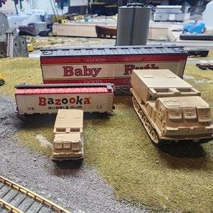 HO Scale 1:87 M270 MLRS 3D Printed and Hand Painted- US Army Desert Camo