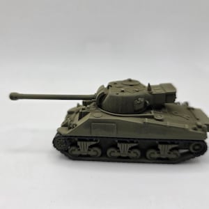 HO Scale 1:87 M4 Sherman Firefly Panzer WWII - OD Green