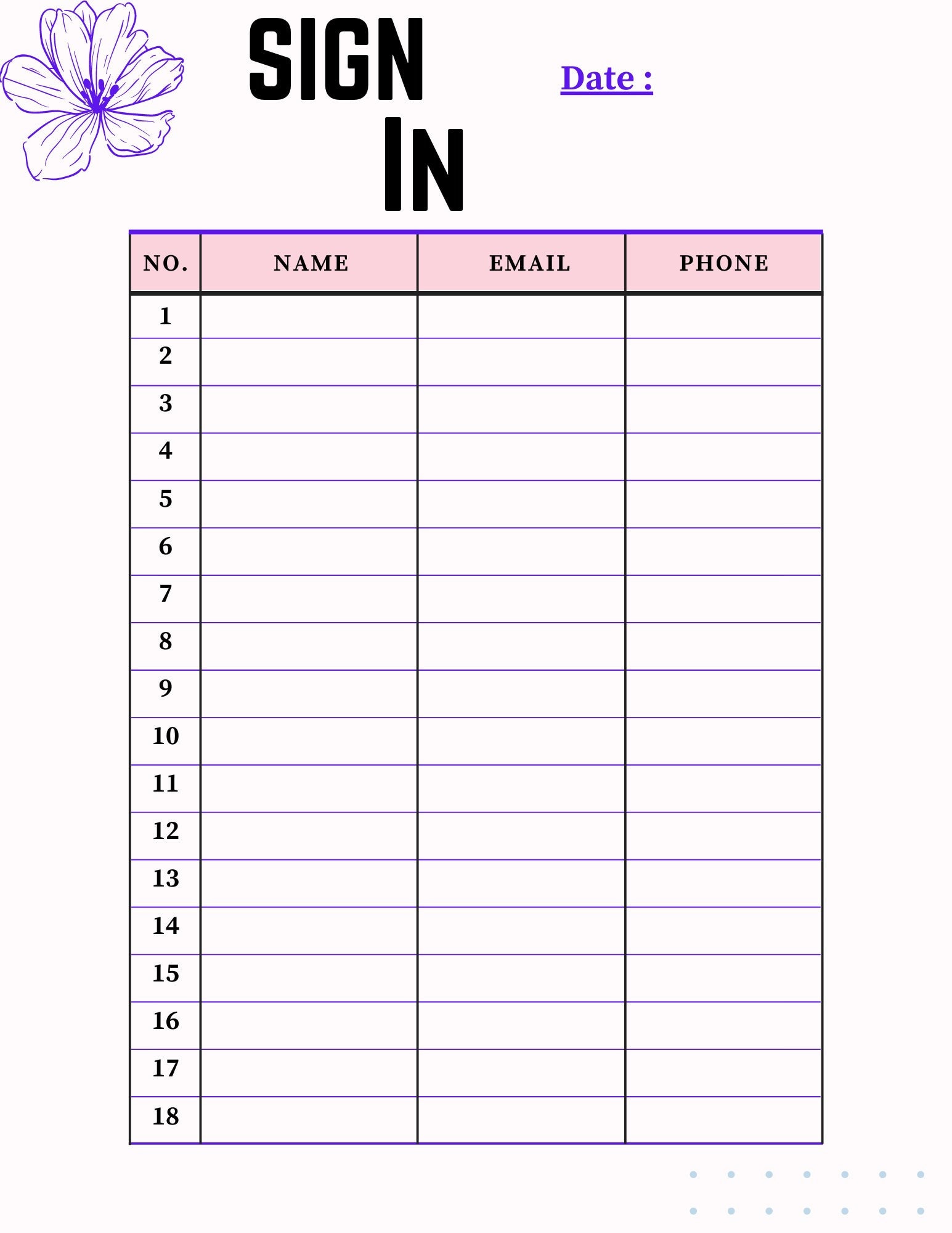 doctor-office-sign-in-sheet-etsy for Free Printable Doctor Office Sign In Sheets Doctor Office Sign in Sheet - Etsy for Free Printable Doctor Office Sign In Sheets