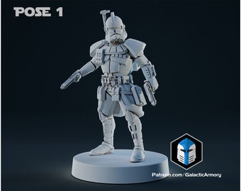 Star Wars ARC Troopers Miniatures 1/48 Scale - Resin 3D Printed