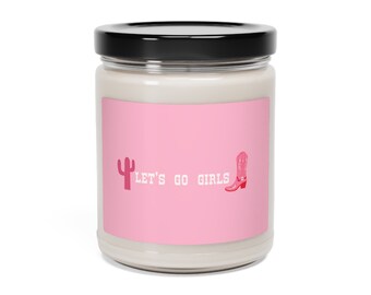 Let's Go Girls Scented Soy Candle, 9oz, Cowgirl Scented Soy Candle
