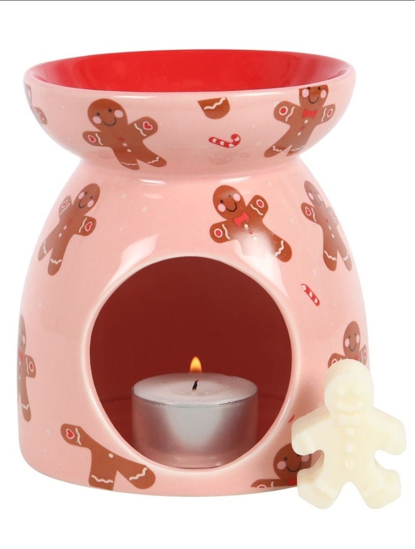 Gingerbread Wax Warmer Gift Set Christmas Gingerbread Gift Etsy