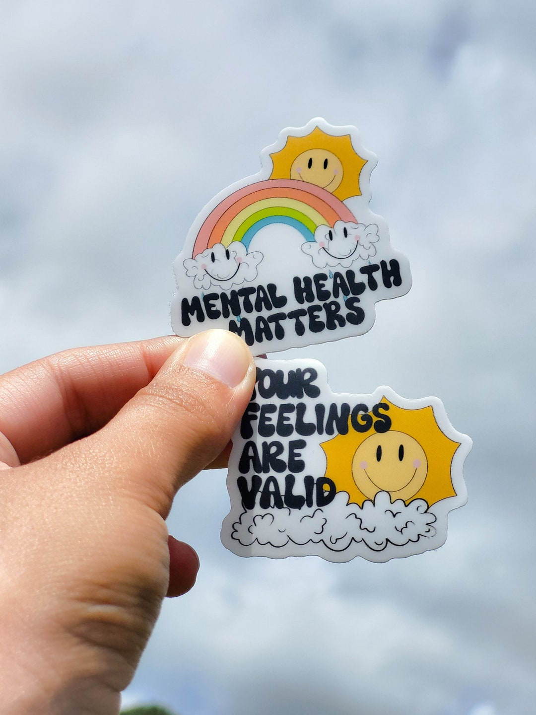 Mental Health Vinyl Sticker, Motivational Stickers for Mental Health ...