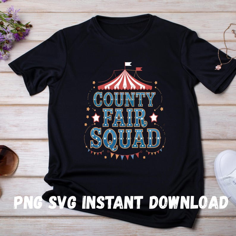 Fair Rides Svg County Fair Squad SVG PNG: Carnival Rodeo Design (digital Download) - Etsy