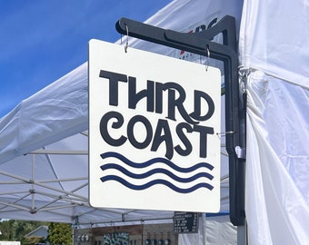 Marktschild, Verkaufsstandschild, Bauernmarktschild, Herstellerschild, Messe, Logo-Schild, Halterungsschild, Handwerksschau, Zeltschild, magnetisch