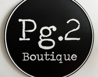 Benutzerdefinierte Holzschild, Business Logo Schild, 3D Schild, Handelsschild, Ladenschild, personalisiertes Schild, Messeschild, Bauernmarktschild