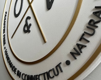 Benutzerdefinierte Holzschild, Business Logo Schild, 3D Schild, Handelsschild, Ladenschild, personalisiertes Schild, Messeschild, Bauernmarktschild