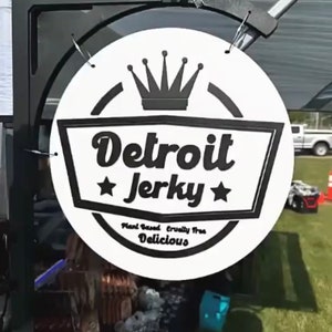 Personalized Sign for Hanging on Pop Up Tents, Market Displays, Custom Retail Marketing