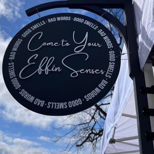 Magnetic Custom Market/Tent Sign; 16&quot; Sign with Mounting Bracket, Business Sign, Logo Sign, Business, Logo, Vendor, Craft Show