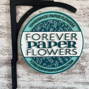 Hanging Tent Sign, Farmers Market, Trade Show, Round Sign, Bracket Sign, Vendor Sign, Consignment sign, Craft Show, Magnetic Sign, Bracket