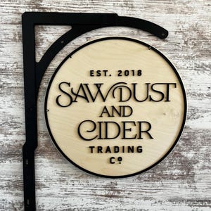 Magnetic Custom Wood Sign, Business Logo Sign, 3D sign, Commercial Sign, Store Sign, Tent sign, trade show, consignment sign, bracket sign