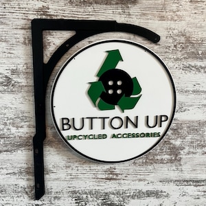 Magnetic Custom Wood Sign, Business Logo Sign, 3D sign, Commercial Sign, Store Sign, Tent sign, trade show, consignment sign, bracket sign