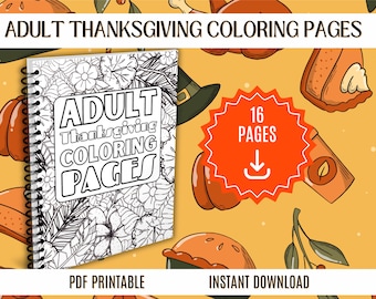 Fall Coloring | Printable Adult Coloring Page | Thanksgiving Coloring Pages | Autumn Coloring Pages | Halloween Coloring | Fall Activity