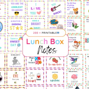 Biglietti per il pranzo / Biglietti incoraggianti per bambini / Blocco note personalizzato / Biglietti per il pranzo / Affermazioni positive / Barzellette sul pranzo / Regalo per bambini