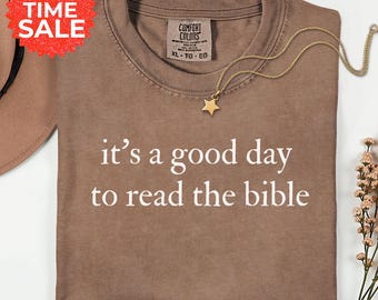 Comfort Colors Bible Study Shirt: Christian Scripture Tee