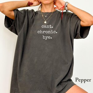 Comfort Colors Chronic Illness Shirt: Spoonie Humor Tee zdjęcie 5