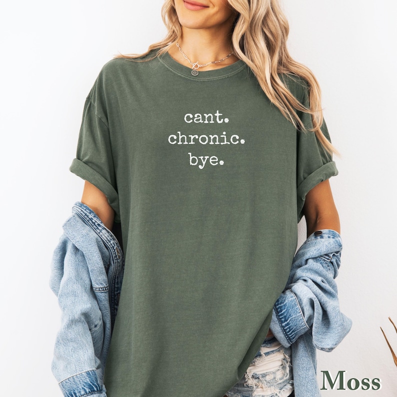 Comfort Colors Chronic Illness Shirt: Spoonie Humor Tee zdjęcie 2