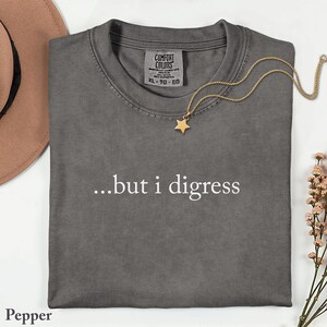 Comfort Colors Sarcastic Graphic T-Shirt: Witty Women's Relaxed Fit Tee afbeelding 5