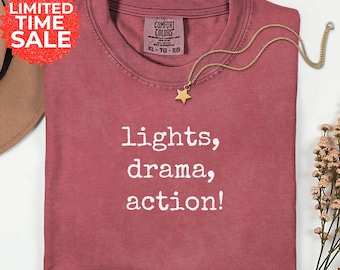 Comfort Colors Drama Queen T-Shirt: Funny Theatre Kid Gift