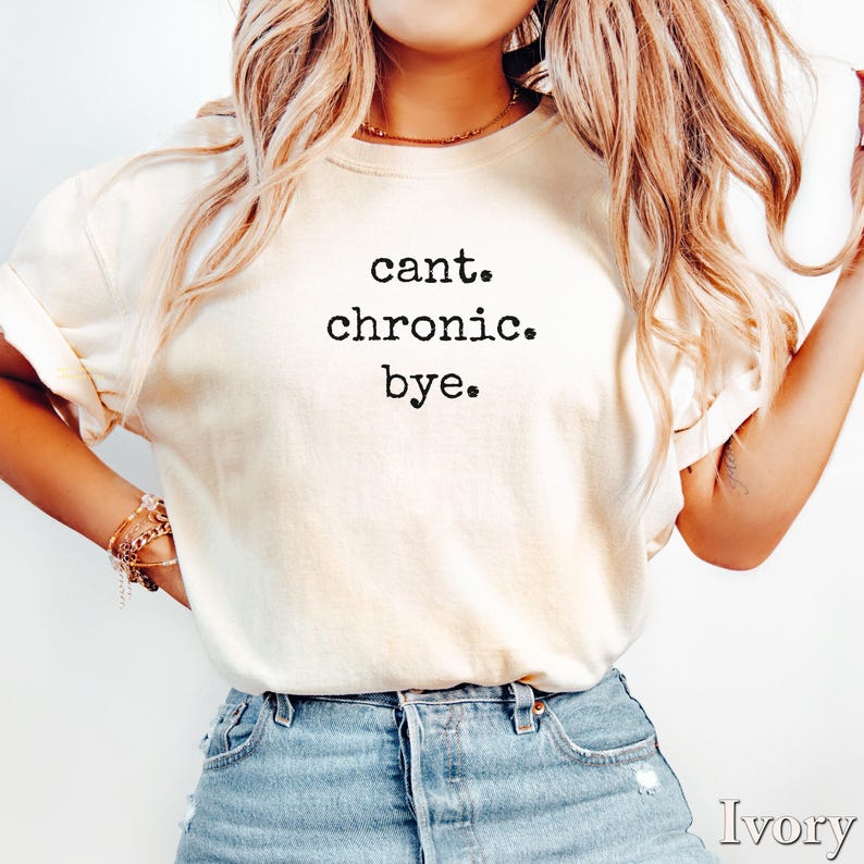 Comfort Colors Chronic Illness Shirt: Spoonie Humor Tee zdjęcie 4