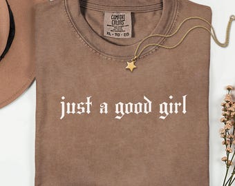 Comfort Colors Good Girl Shirt Trendy Bookish Tshirt Book Lover Gift For Women Tee Dark Romance Top Vintage Gothic Clothing Edgy Text Shirt