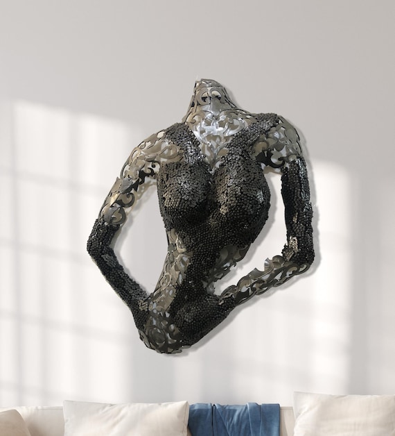 アンティーク 紙で作られたトルソー 昭和レトロ オブジェ アート