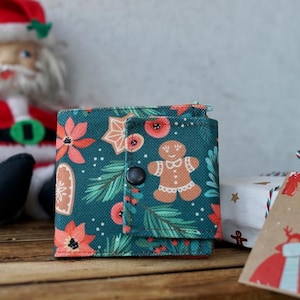 Cookie Geldbörse, Stoffbeutel, kleine Geldbörse, Vegan Geldbörse, Boho Geldbörse, einzigartiges Geschenk, Damen Geldbörse, Reißverschluss Geldbörse, Hippie Geldbörse