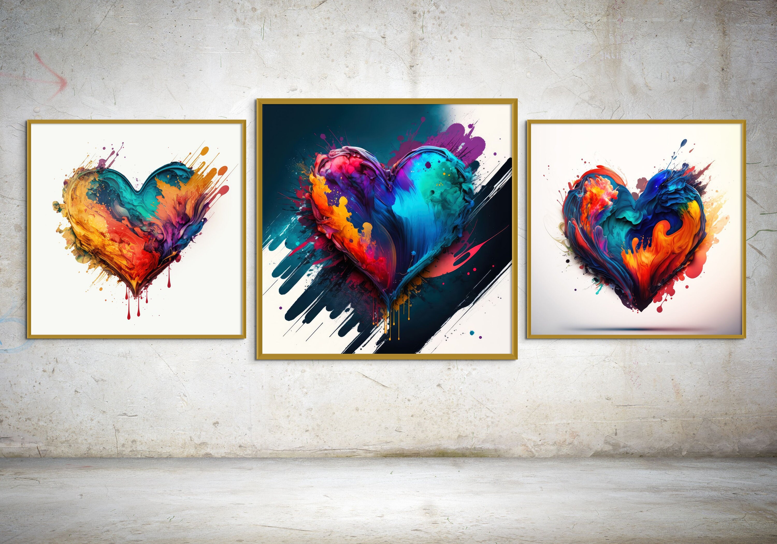 【DISCERNMENT】HAND-MADE heart painting knit il_340x270.4732899243_6b6a.jpg