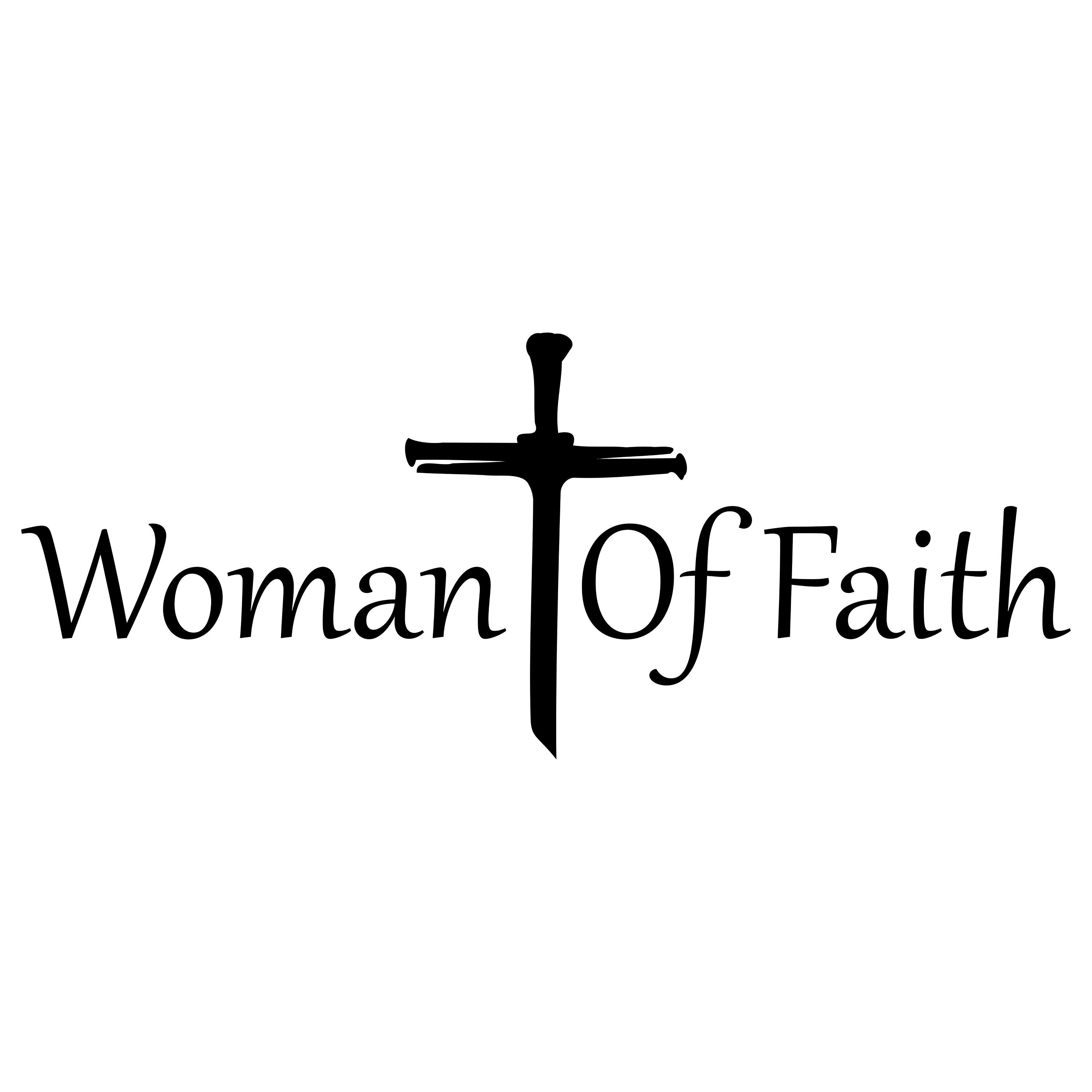 Woman of Faith SVG, Woman of God, Religious Women, Christian Cross