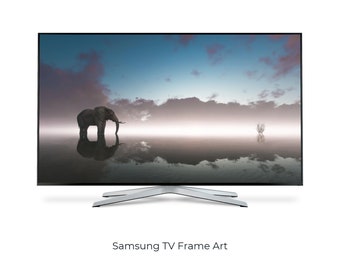 Samsung Frame TV Art | 3D image with elephant| Instant Digital Download |TV Frame Art | Elephant Art | high resolution image