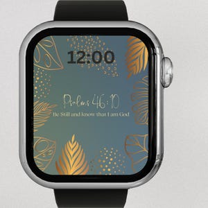 Psalm 46:10 horlogebehang | Wees stil en weet dat ik God ben | Wijzerplaat met bijbeltekst | Digitale download | Direct | Geschriften |