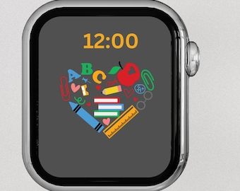 Teacher Apple Watch Wallpaper | Education Design (Digital Download)