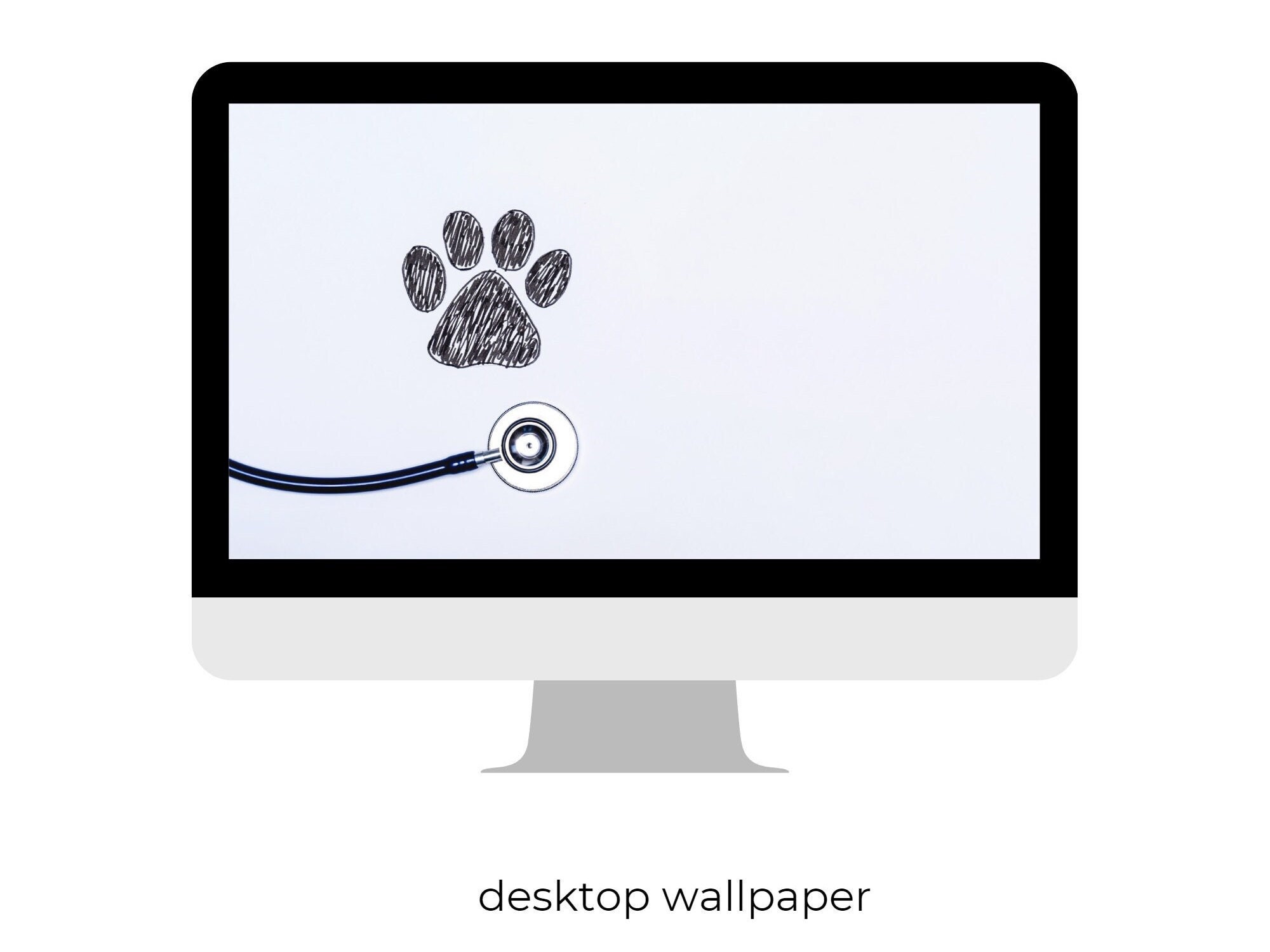 Desktop Wallpaper for PC or Mac Vet Tech or DVM Student Etsy