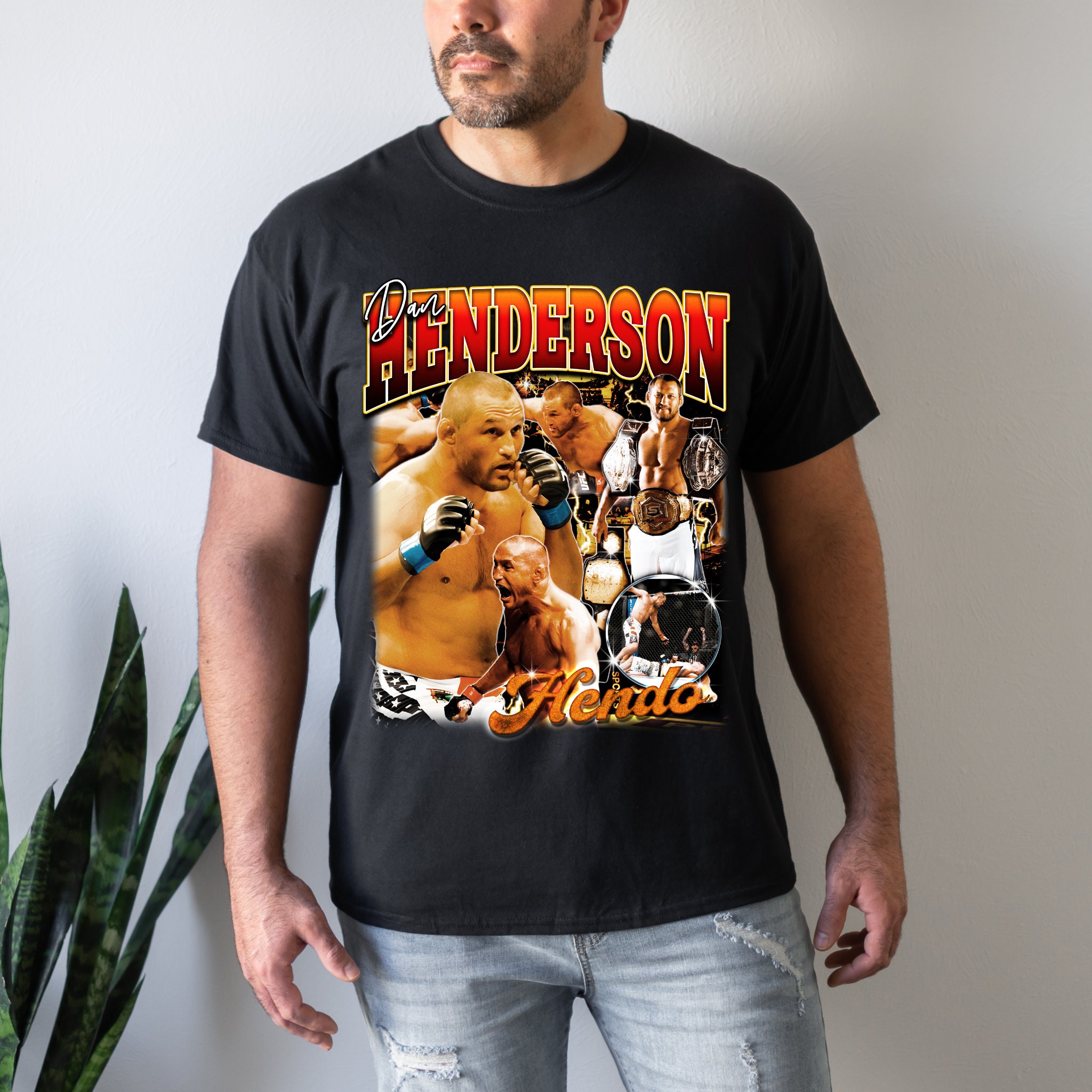 MMA Tシャツ　XS Dan Henderson T-shirt Shirt Sweatshirt Vintage Graphic Tee Fighter