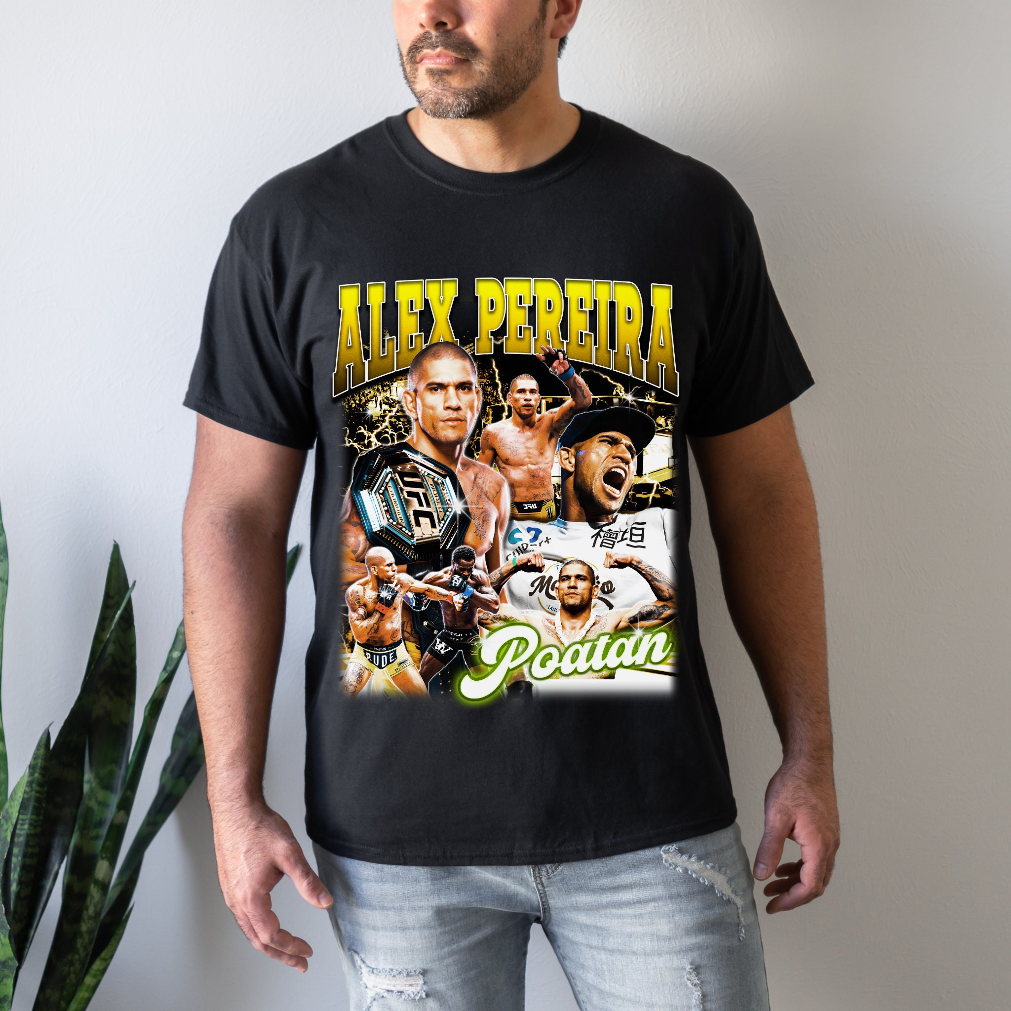 MMA Tシャツ　XS Alex Pereira T-shirt Shirt Sweatshirt Vintage Graphic Tee Fighter