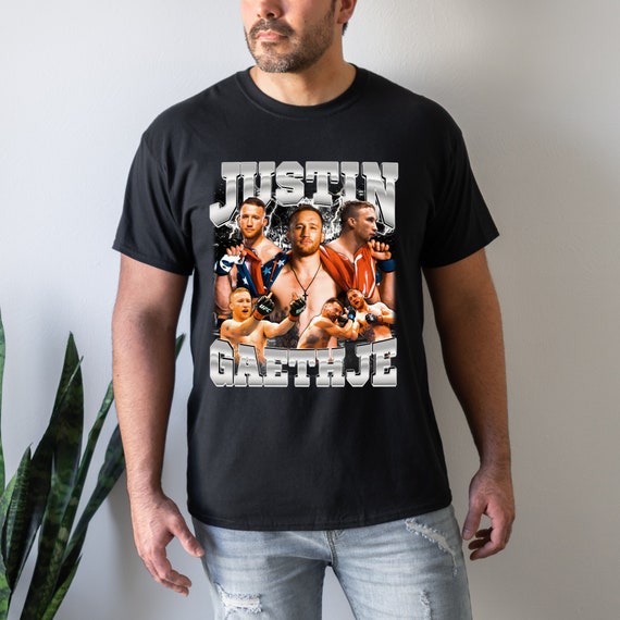MMA Tシャツ　XS Justin Gaethje T-shirt Shirt Sweatshirt Vintage Graphic Tee