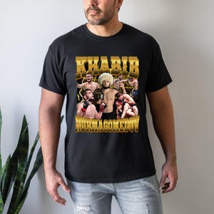 Khabib Nurmagomedov T-Shirt Shirt Sweatshirt Vintage Graphic Tee Fighter Boxer America 90s Fans Hoodie Retro Championship MMA UFC