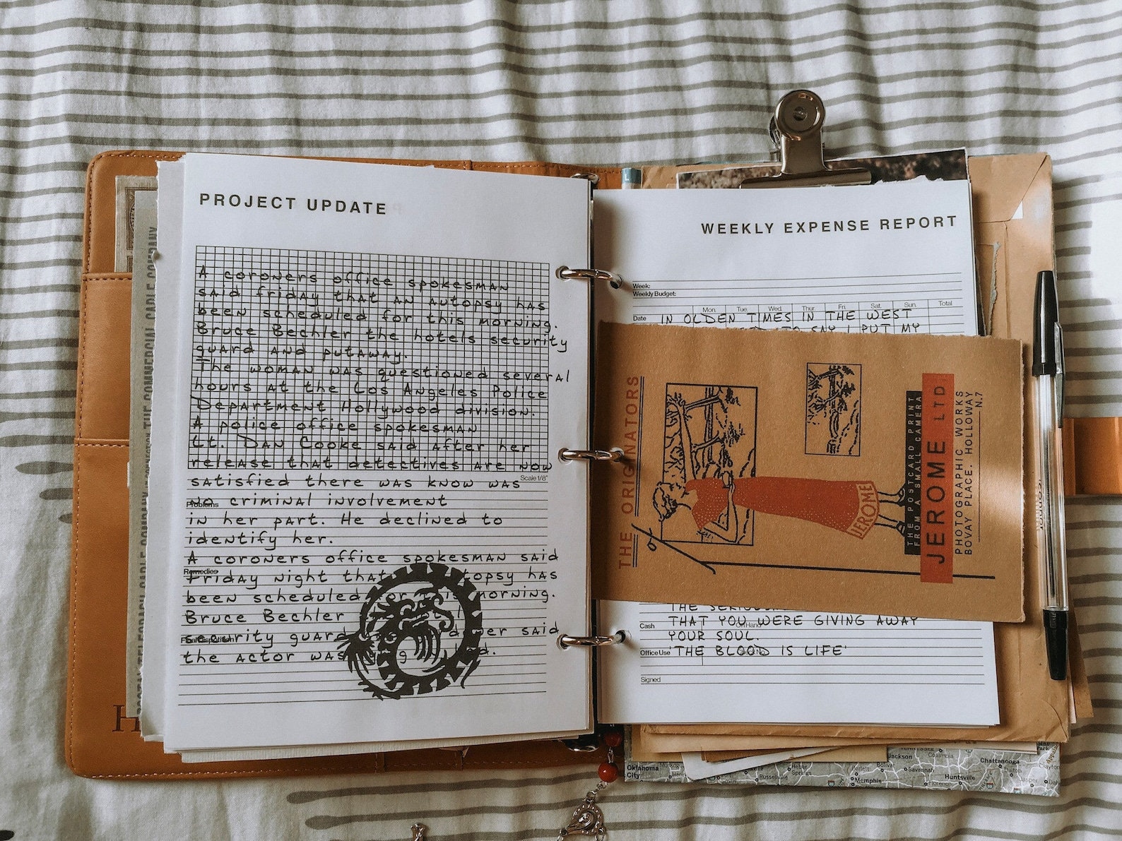 John Winchester Journal Pages "doc Benton" - Supernatural Hunter Diary ...