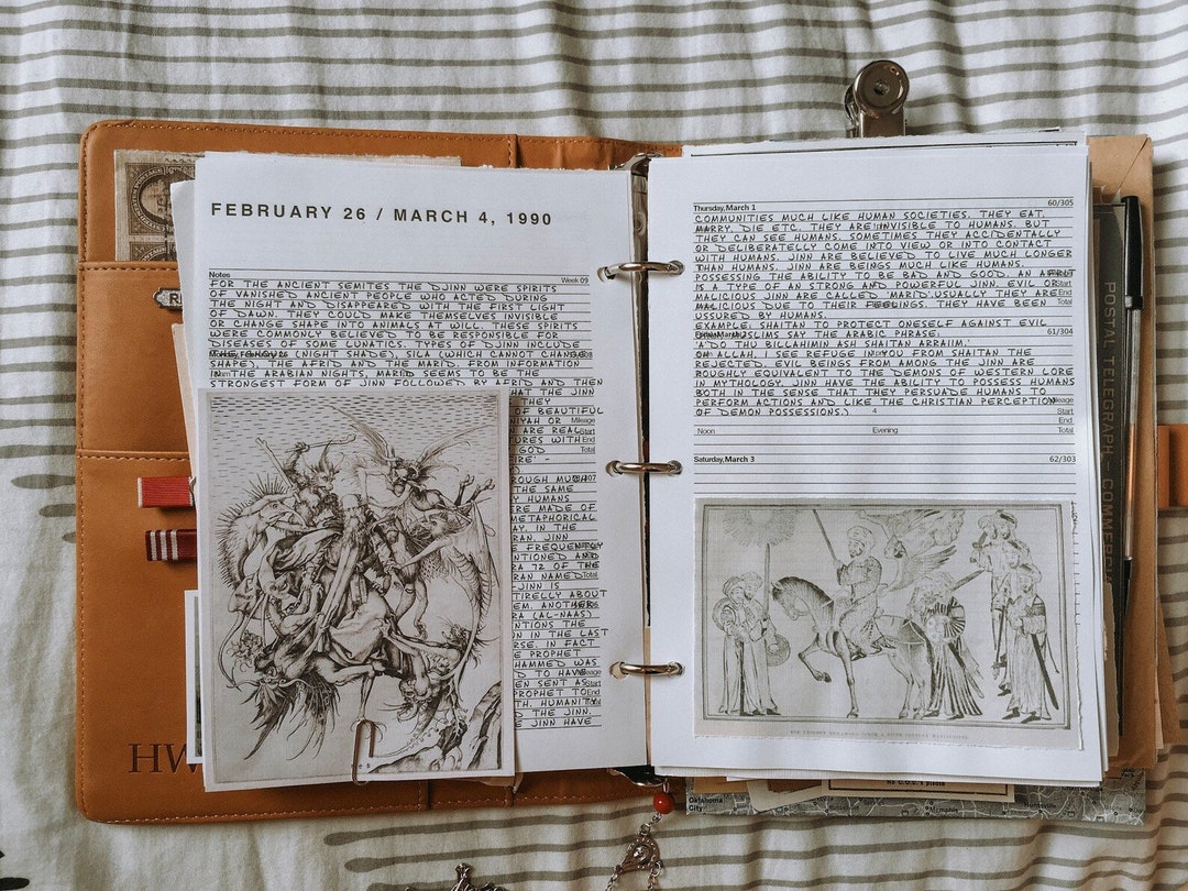 John Winchester Journal Pages "djinn" - Supernatural Hunter Diary I the ...