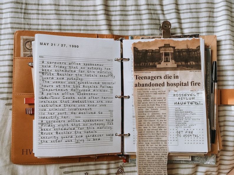 John Winchester Journal Pages wendigo - Etsy