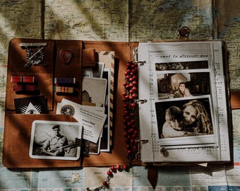Réplica del diario de John Winchester | Accesorio de cuero hecho a mano 100% fiel a la película | Edición de coleccionista de Supernatural