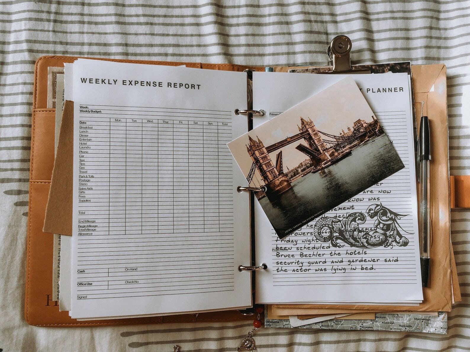 John Winchester Journal Pages doc Benton Etsy